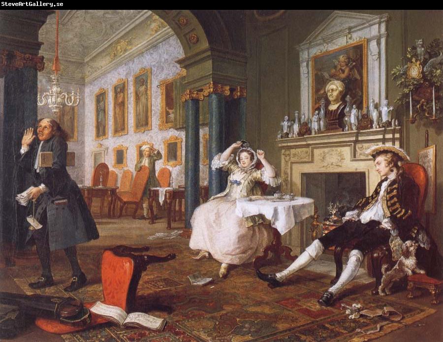 William Hogarth Marriage a la Mode ii The Tete a Tete